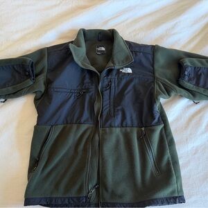 The North Face green and black  Fleece Jacket